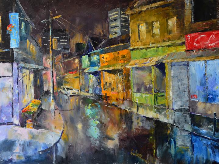 Landscape 17, 28'x30', oil on canvas