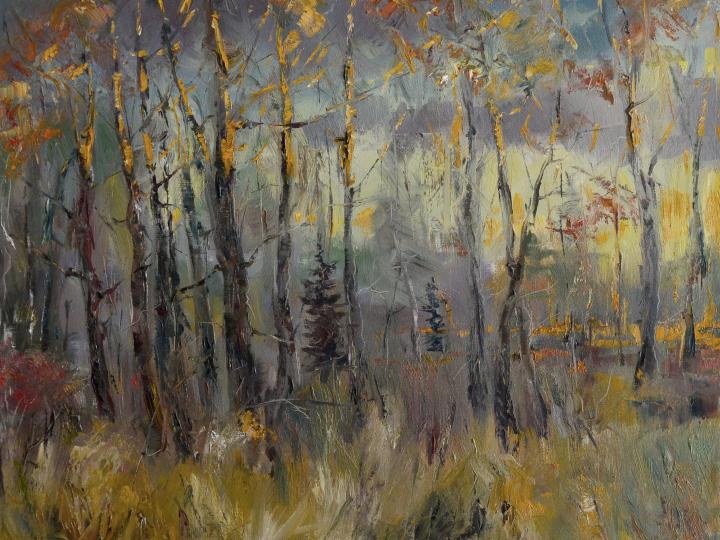 Early morning,  Oil on canvas 30”X 24”