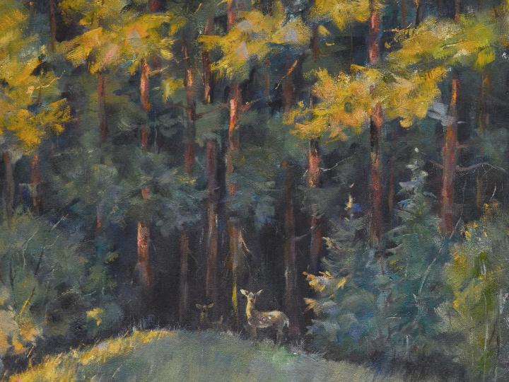 Summer lights.Oil on canvas 20”X 28”