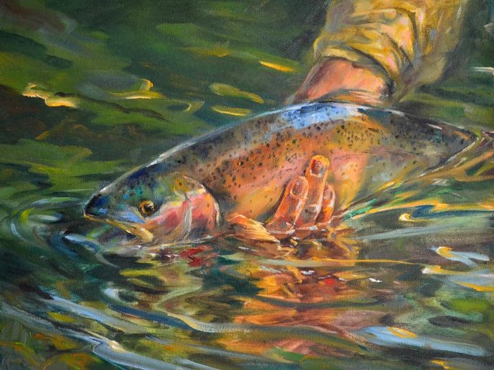  Release. Oil on canvas 20”x 16”