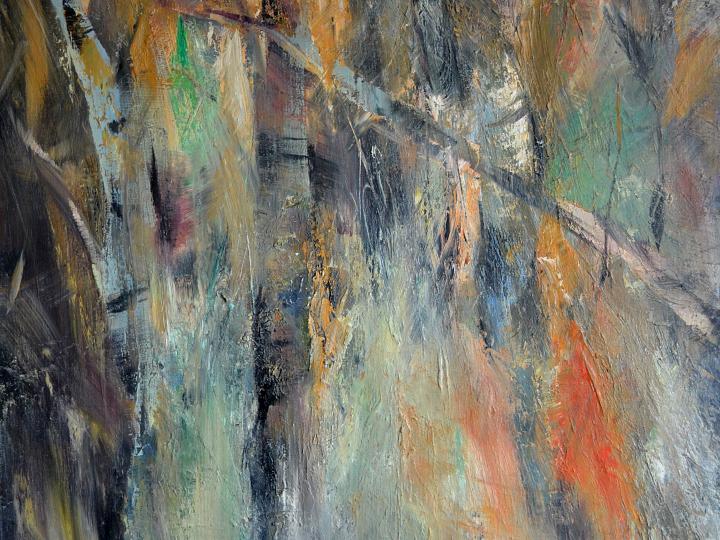 End of the summer. Oil on board. 20"X18"