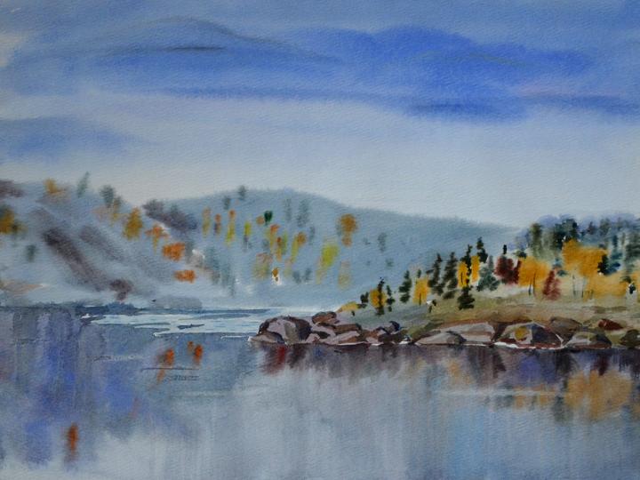 Watercolor #10. 15x11