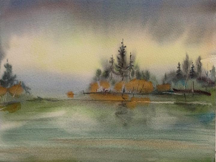 Watercolor #11. 12x15