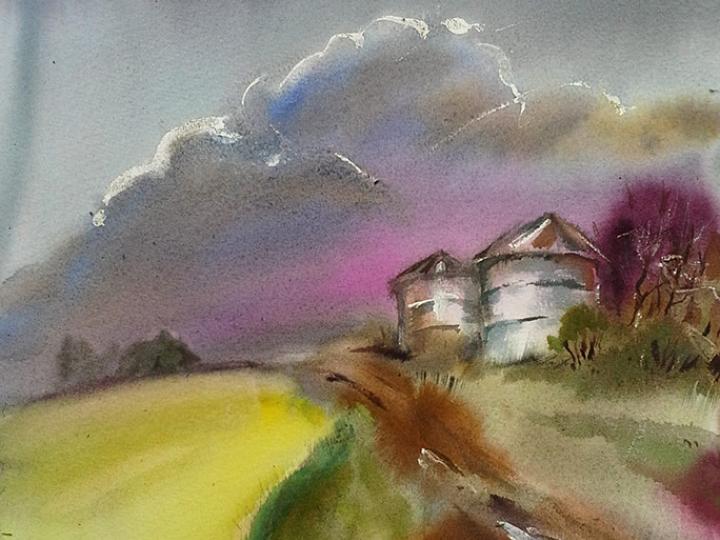 Watercolor #13. 12x15