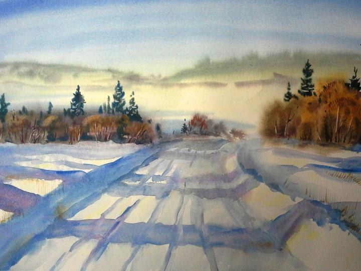 Watercolor #2. 15x11
