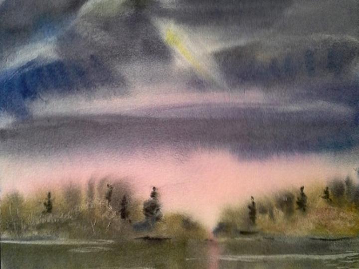 Watercolor #14. 12x15
