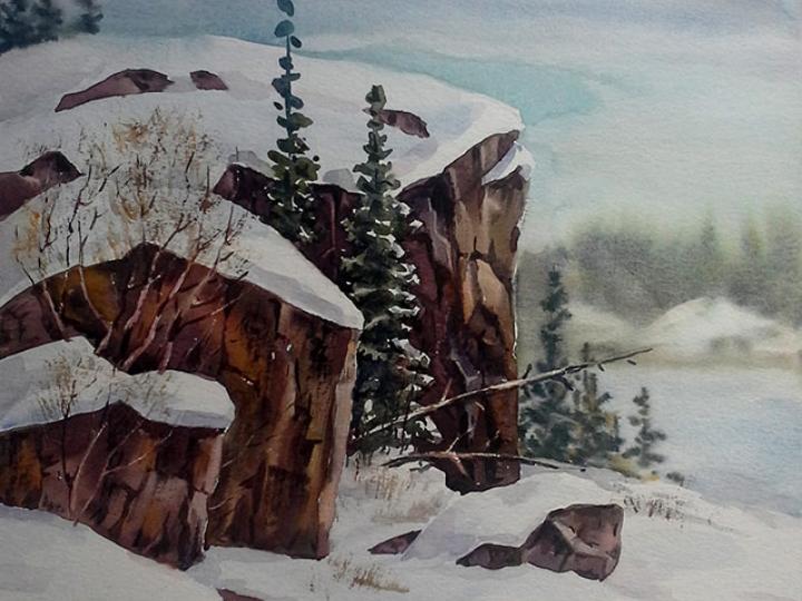 Watercolor #21. 12x16